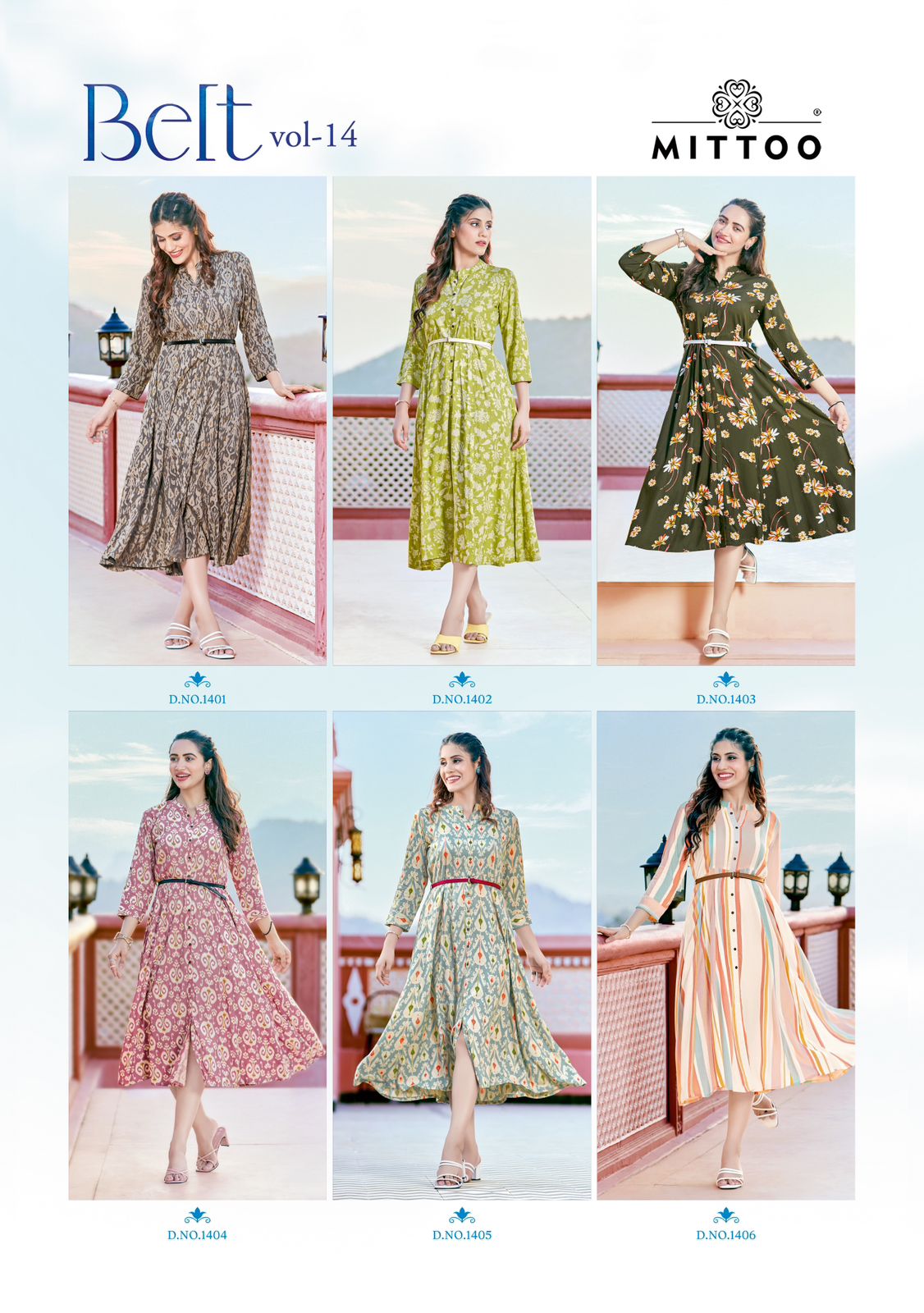 Belt Vol 14 By Mittoo Party Wear Kurtis Catalog